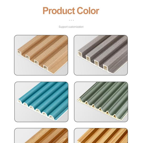 Внутренние декоративные стеновые панели WPC 3D плотное дерево гриль панель