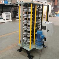 A folha de metal curvou os rolos do painel do telhado que frisam curvando a máquina