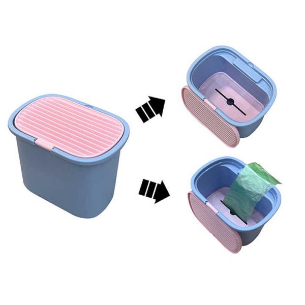 fournitures pour animaux de compagnie PP Produits de nettoyage en plastique pour animaux de compagnie Set Biodégradable Cat Litter Box
