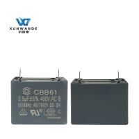 CBB61 450V 3.5UF Tipo de condensador de terminal auto-reparação condensador de arranque de motor de corrente