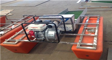 High Recovery Rate Mini Gold Mining Dredger Customized 8HP Power