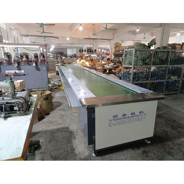 Shoe Making Assembly Activation Cementing Line with Working Speed of 0-3000mm/minute and Customized Stainless Steel Build