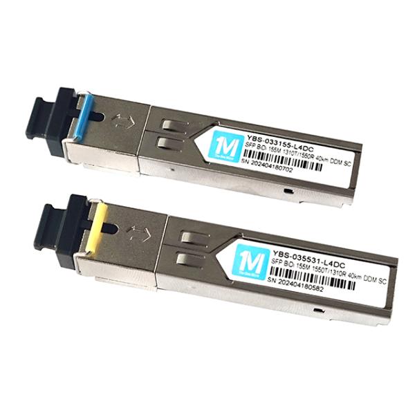 FTTX 155M BIDI 20km 1310nm/1550nm SC Connector DDM WDM Simplex Optical Module Transceiver SFP Module