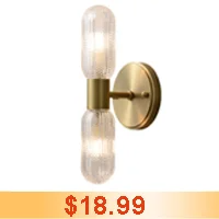 Luxury Wall Lamp Bedside Background Lamp Home Decoration Modern Led strip Crystal mirror headlights(WH-MR-84)