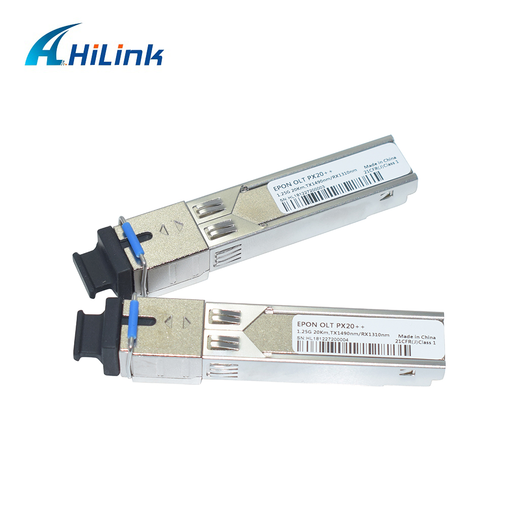 Приемопередатчик оптическое Hilink 1.25g EPON OLT PX20++ 20km модуля SFP совместимое с ZTE или huawei