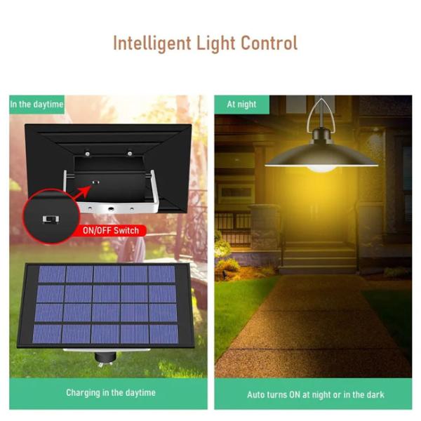 Intelligent 5v Metal Solar Led Chandelier For Indoor And Outdoor Lighting