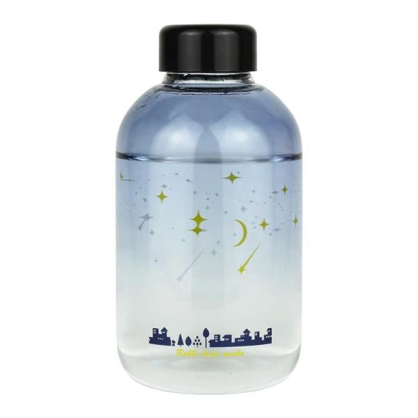 Single Wall High Borosilicate Glass Drink Water Bottle Personalized