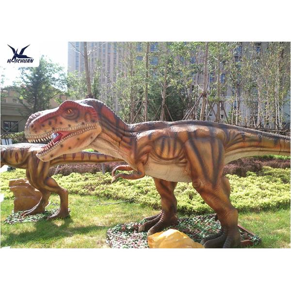 Realistic Full Size Dinosaur Models , Garden Artificial Life Size Dinosaur Models