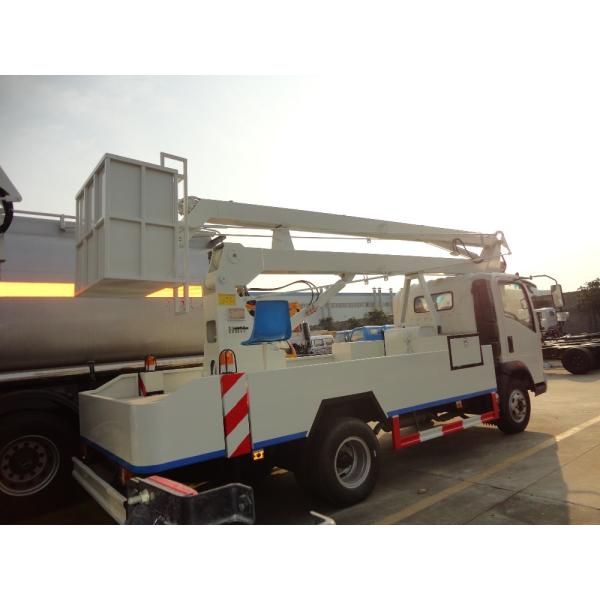 HOWO 8-24 Meters Height Aerial Work Platform Arm Lift Bucket Truck 8 Tons Diesel Fuel Type