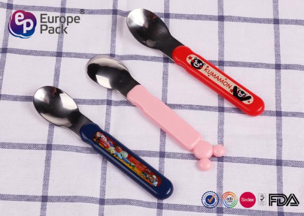 Childs Personalised Cutlery Set Pantone Color Stainless Steel HIPS