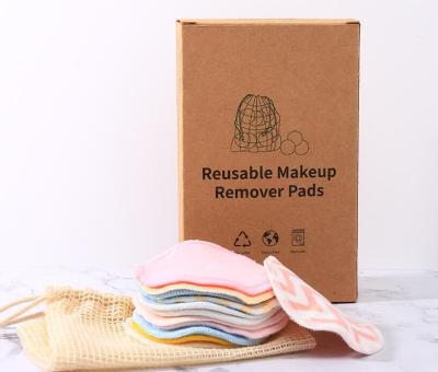 Colorful Reusable Cotton Ball Roll Absorbent Make Up Remover Pads