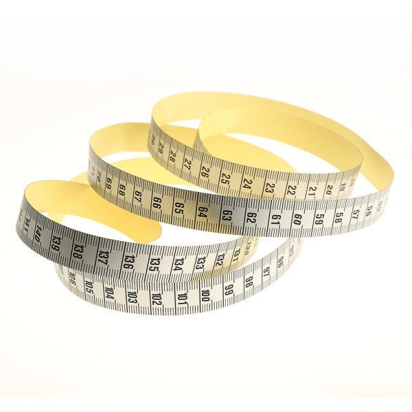 150cm Metric Adhesive Workbench Ruler , Paper Tape Measure For Boat Fish Measuring