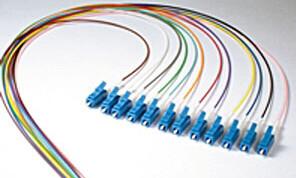 Simplex 9/125 um Fiber Optic Pigtail with SC Connector , 1.5M Fiber Cable