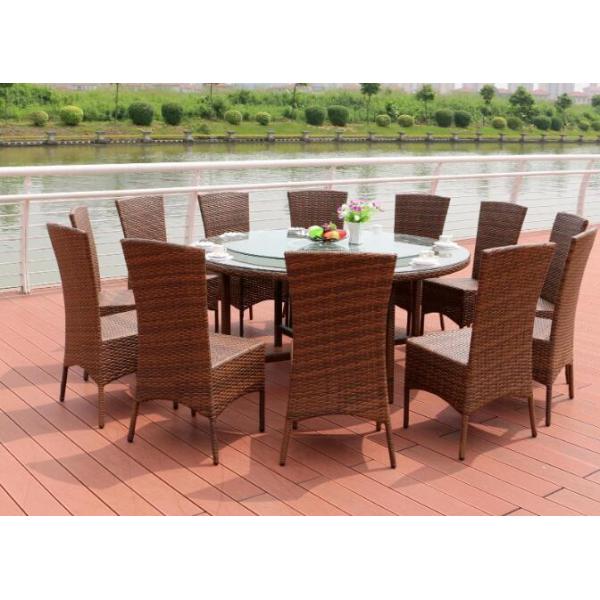 PE Rattan wicker chair patio Backyard table and chairs Leisure Aluminium Outdoor Garden chair