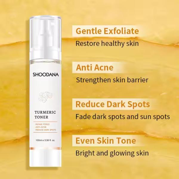 Factory Custom Organic Turmeric Whitening Rejuvenating Facial Toner Skin Care Vitamin C Acne Treatment Face Toner
