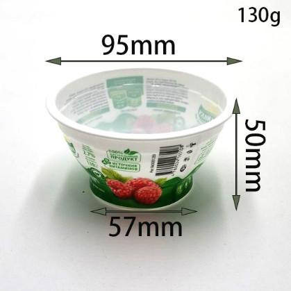 120ml plastic yogurt packaging cups with lids food grade plastic cups custom plastic cups
