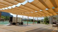 Outdoor&indoor Motorizado Sliding Wave Awning Shade Sail