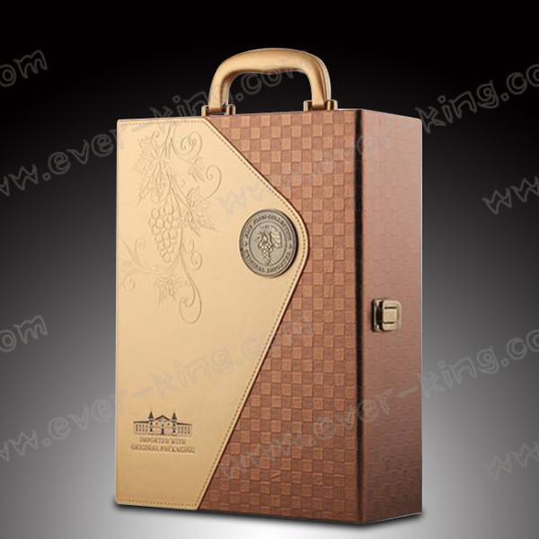 ISO9001 Wood Cardboard Spirits​  Glass Bottle Box
