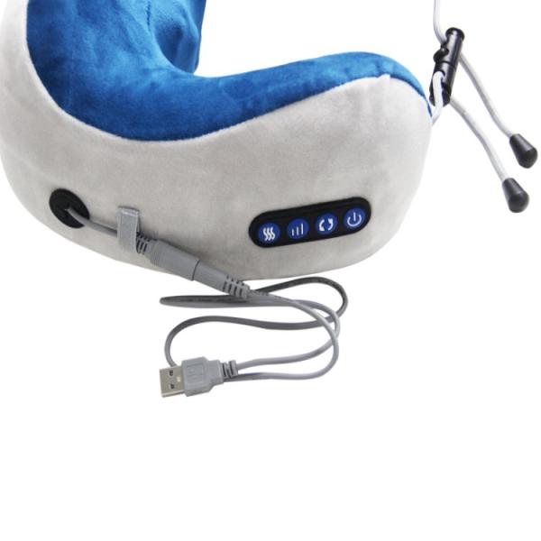 Factory Wholesale Custom Best Luxury Neck Portable Premium Adjustable Smart Heating Massage Neck Pillow