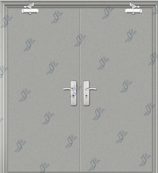 Finished Surface Industrial Steel Door Metal Swing Door For Stairwell OEM ODM