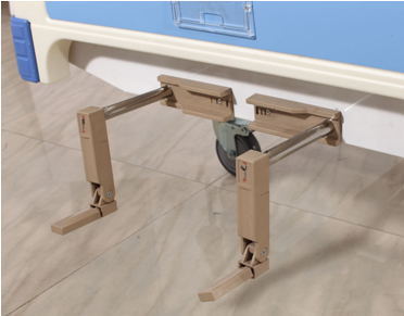 Chariot de lit d'hôpital amovible en ABS ODM pour ICU 4 sections