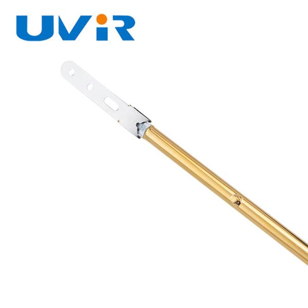 3000W 400V Gold Coated Infrared Quartz Heater Lamp with X Base