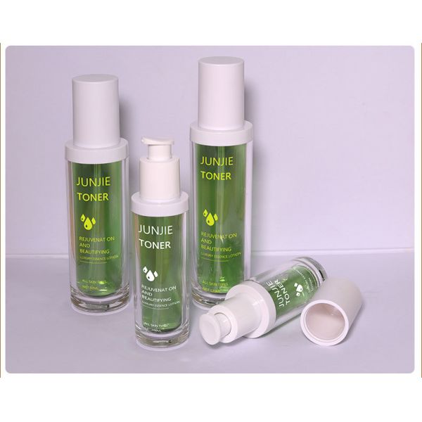 Junjie Cosmetics Packaging Set 30ml-120ml Skin Care Lotion Bottle with Pumb Empty Acrylic Jars for Face Cream 50g
