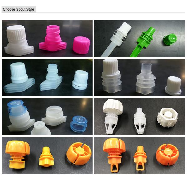 PVC Free Spout Pouch Packaging Drop Resistance With Various Lids / Caps