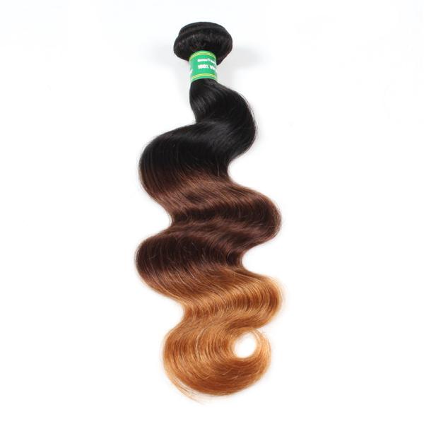 Factory Price Ombre 3 Color  New Arrival 8-30 Fashion Hot Sale  Hair Weft
