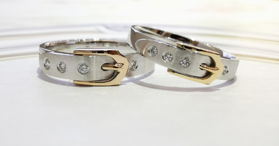 OEM Men17.5 Women12.5 Matching Promise Rings For Couples