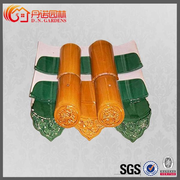 Chinese style gazebo glazed ceramic roof tiles
