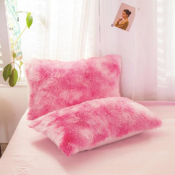 Fabric Density 173 * 118 Colored 4-Piece Mink Crystal Milk Rabbit Velvet Bedding Set
