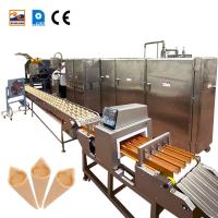 Sugar Cone Machine rolado de aço inoxidável 33 placas de cozimento 5m por muito tempo