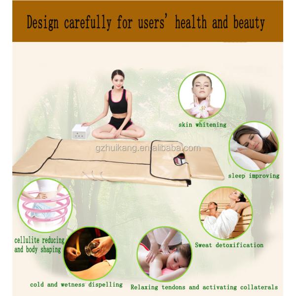 Настройка дальнего инфракрасного саунного одеяла постельное белье для детоксикации реабилитации