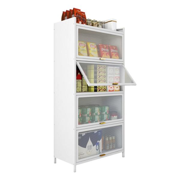 Home Use Steel Storage Cabinet Metal Kitchen Locker With Stand Feet