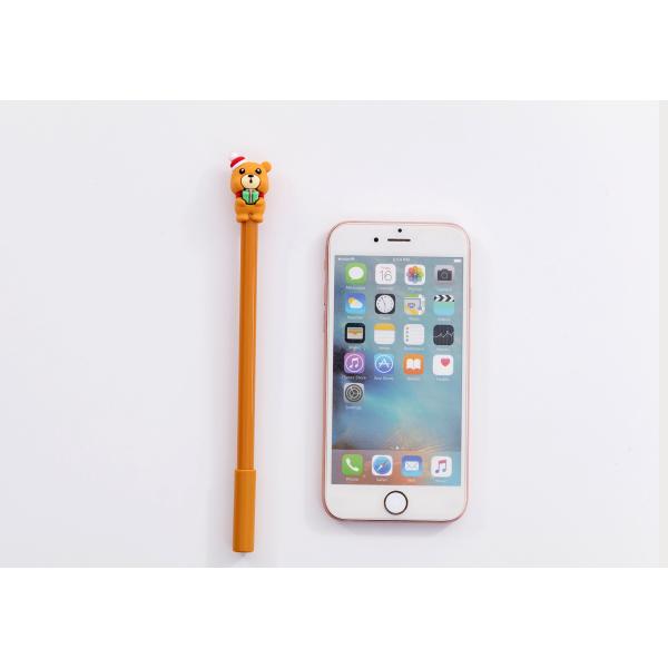 Colorido tema de Navidad en 3D 0.5mm Pluma de gel regalo creativo pequeños premios Pluma neutral