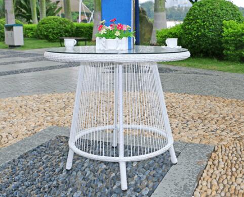 Leisure Aluminium Outdoor Garden wicker chair PE Rattan chair patio Backyard table and chairs