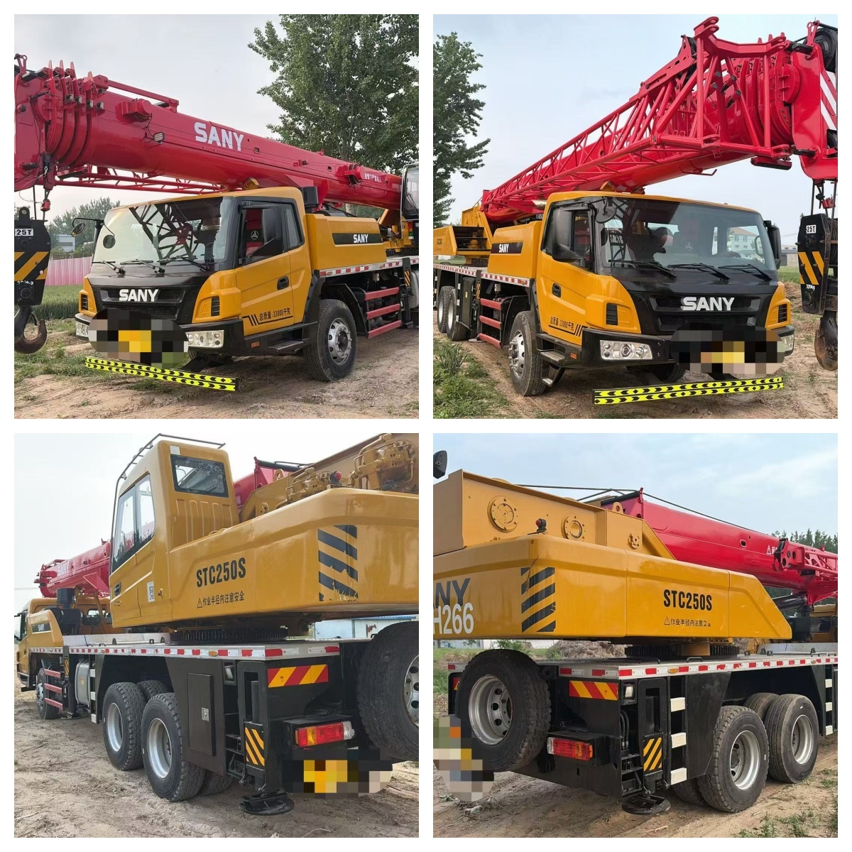 Factory Inspected Used SAMY STC250S 25 Ton Truck Crane Five Section Telescopic Boom Reliable Hydraulic System for Urban
