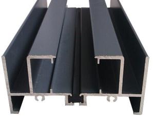 Thin Wall Aluminum Curtain Wall Profile For Construction , Mill Finished