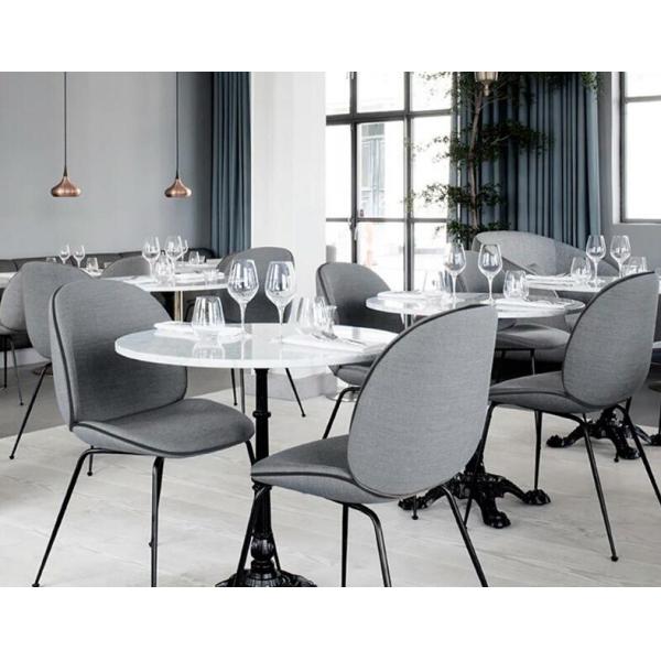 Designer Furniture Fully Upholstered Shell Dinning Chair Gubi Beetle Chair