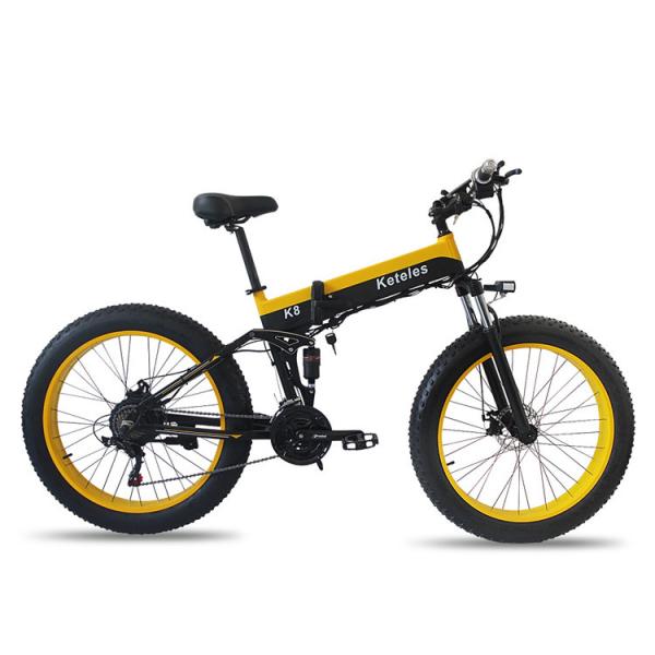 48v Ebike Fat 26 Aluminum Alloy Frame 1000W Brushless Geared