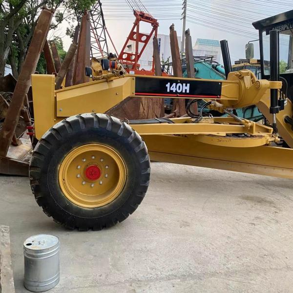 Caterpillar 140H Used Motor Grader Front Loader 100% America Original in Good Condition