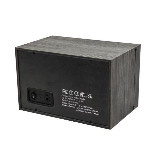 Luxury Rotating Watch Display Case Elegant High End Watch Winder Automatic Wooden Box