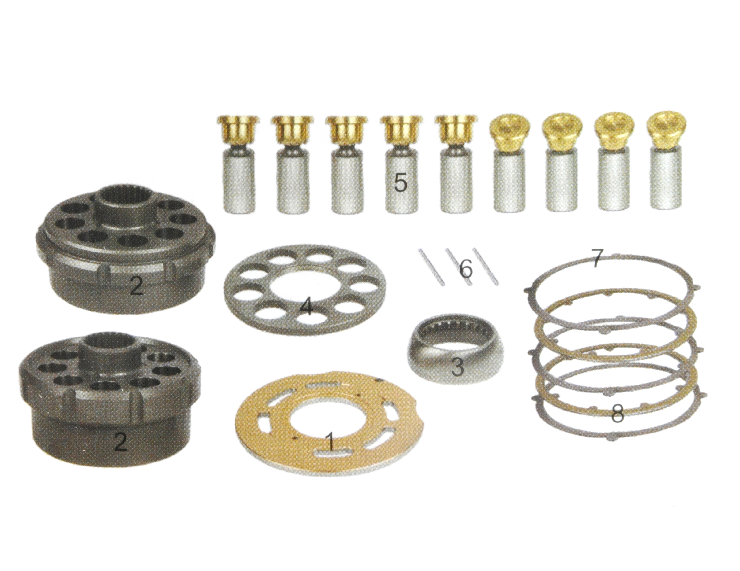 A10V43 A10V63 A10VD43 Hydraulic Components For Construction Machinery Excavators