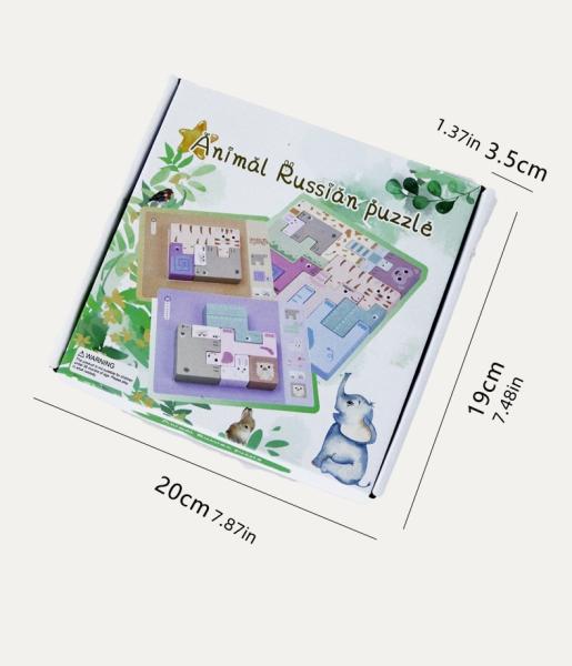 2025 New Animal Block Puzzle 3d Block Puzzle Educational Toy for Kids