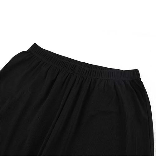 A tendência 2022 fez malha o gelo que Sleeved longo os pijamas de seda ajustaram o desgaste exterior para senhoras