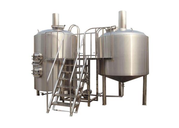 7BBL Capacity Small Brewery Equipment TIG Welded Joints Interior Shell 3mm Thickness