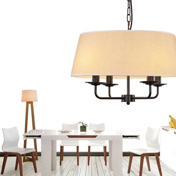 American Retro green fabric Pendant Lights Vintage Rustic Lamp (WH-VP-311)