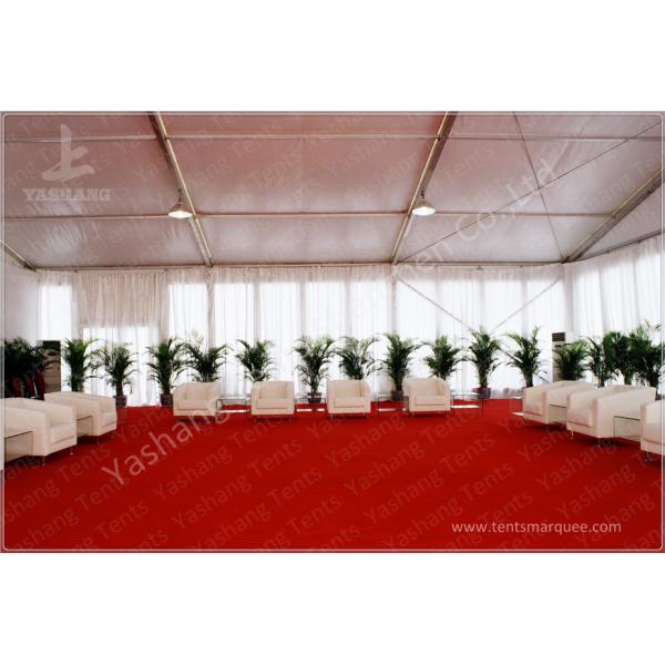 Replacement Tent Parts Decorative Lining Satin Cloth / Trevira CS Material