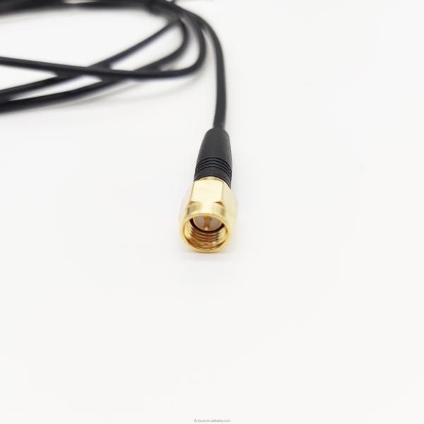 30 см ЭКГ медицинские кабели 2 свинцовые 4,0 мм электроды срывы к RP SMA женский правый угол